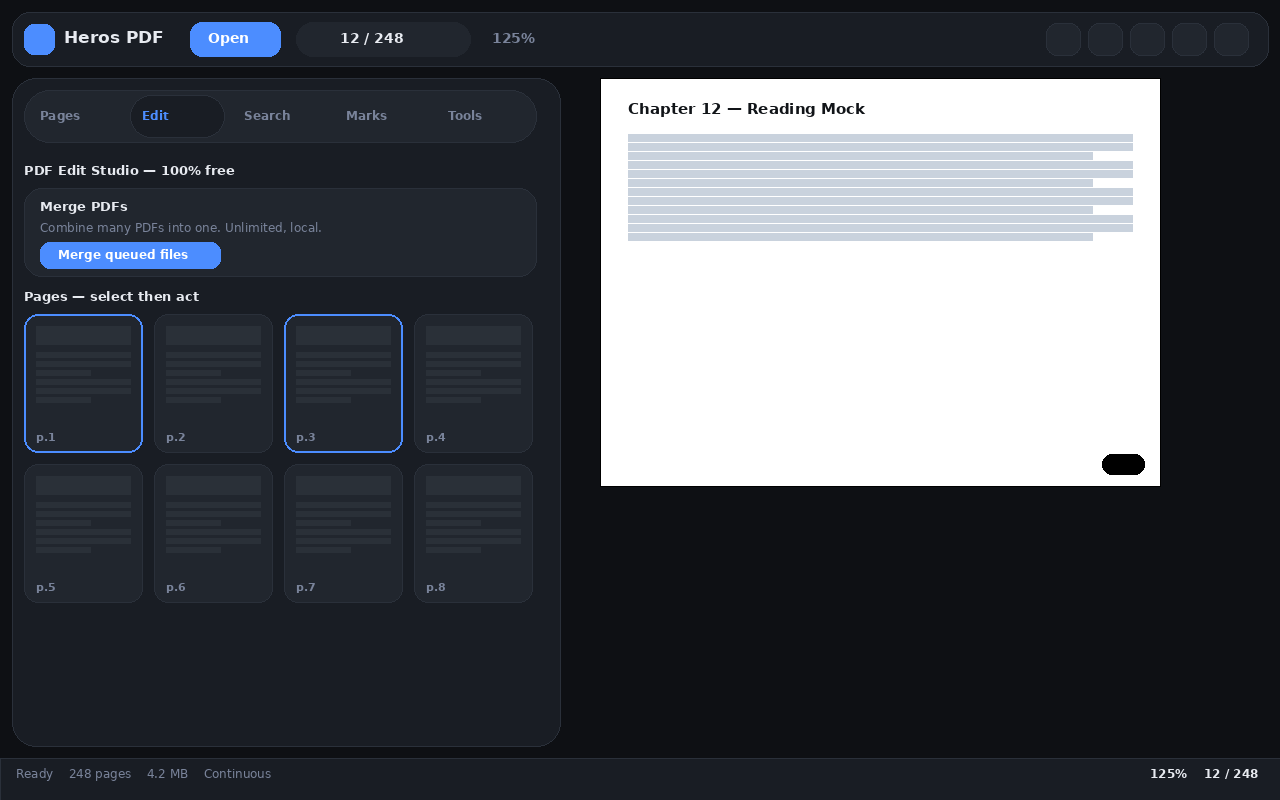 Heros PDF edit studio